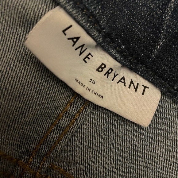 LB Denim Pull-on Jegging with Rhinestones - Picture 6 of 8